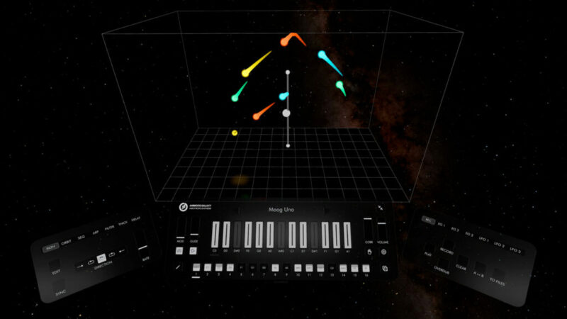 Moog выпустила синтезатор Animoog Galaxy для очков Apple Vision Pro — SAMESOUND