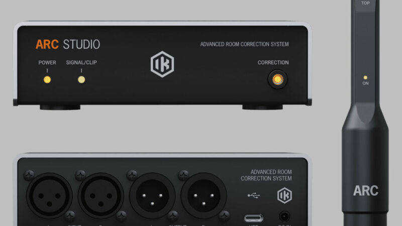 IK Multimedia выпустила ARC Studio — продвинутую систему коррекции звучания мониторов с промежуточным подключением — SAMESOUND